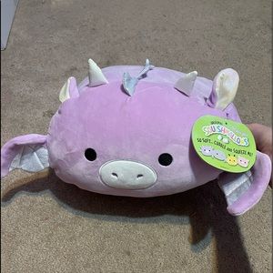 Dina the Dragon Stackable Squishmallow 12” NWT